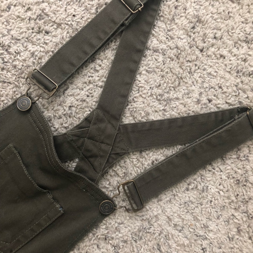 Almost Famous Dark Green Overalls